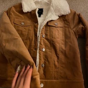 Soft Beige Corduroy Jacket